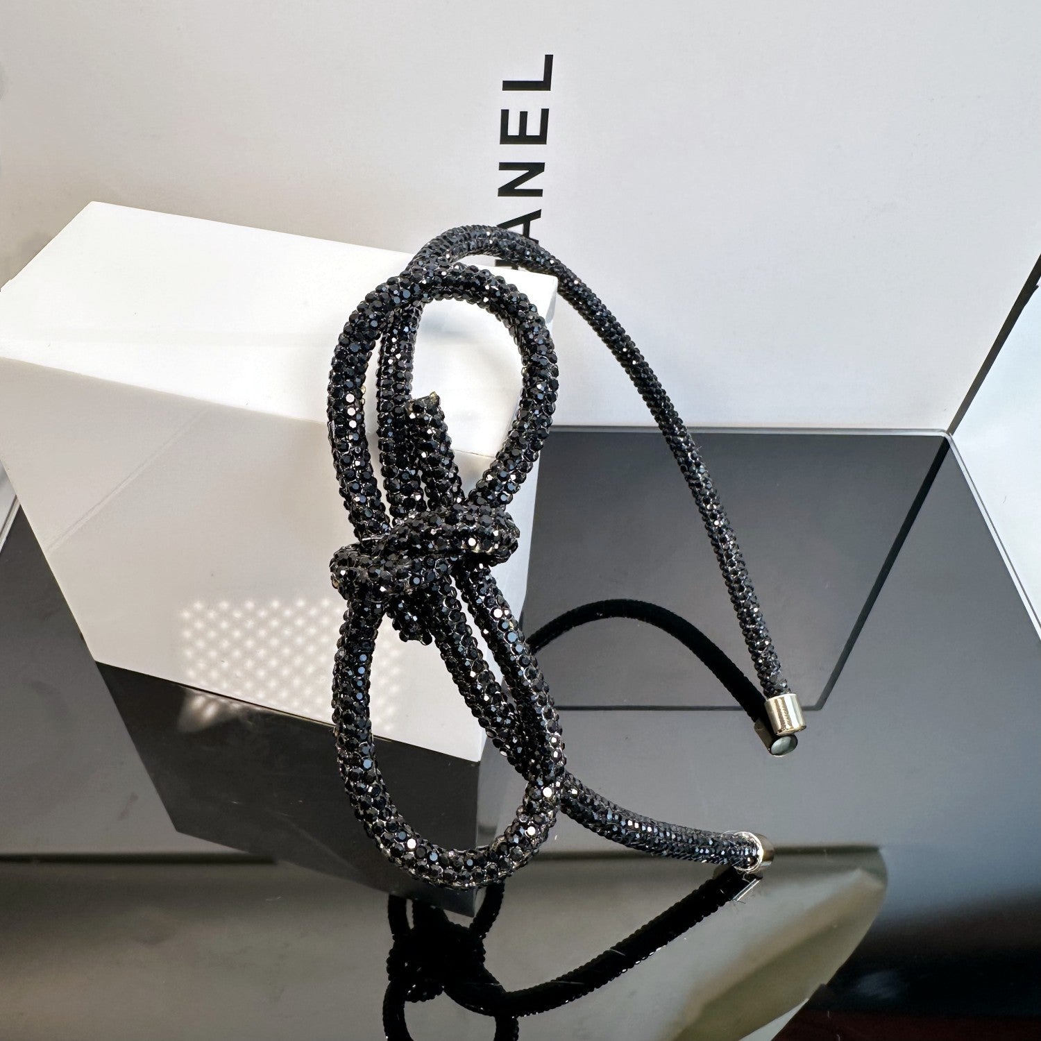 Wholesale Super Flash Rhinestone Versatile Knotted Full Diamond Headband Headwear